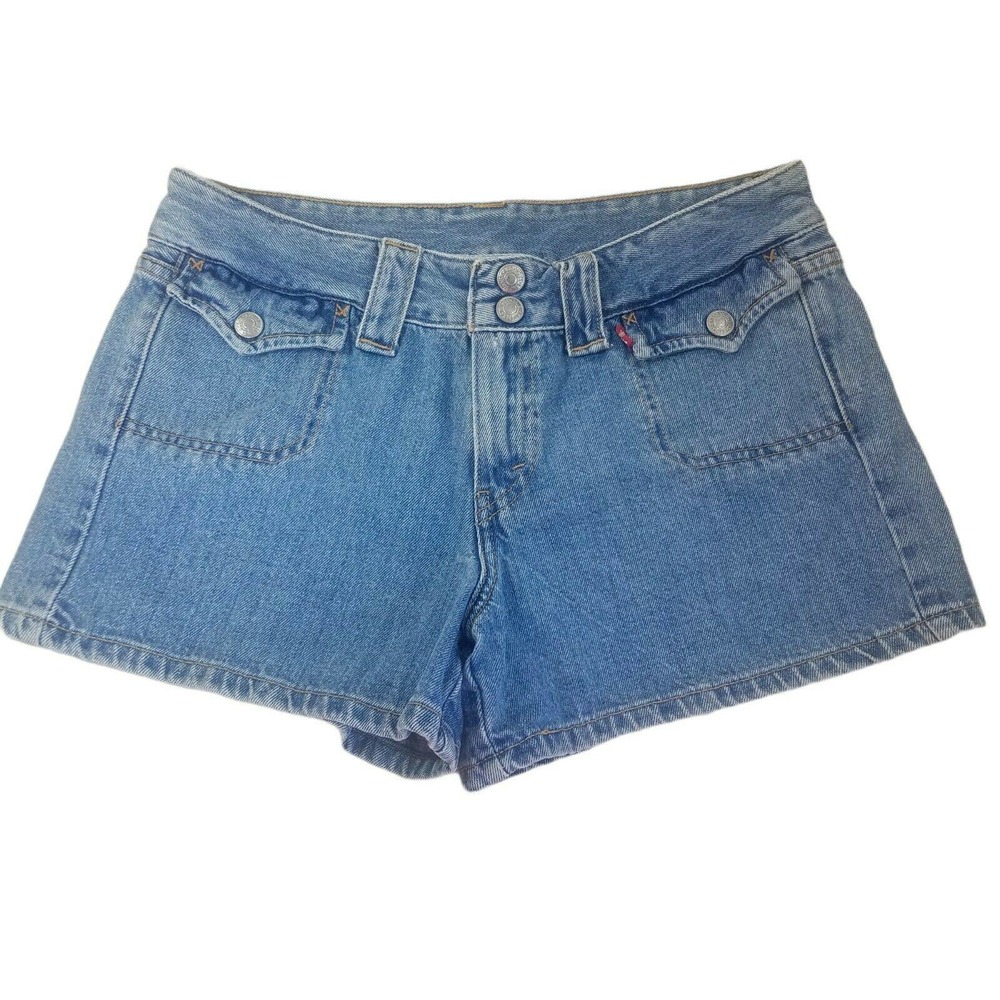 Levi's Womens‎ Denim Shorts  Plain Back Size 11JR